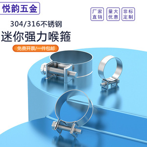 304不锈钢迷你强力喉箍