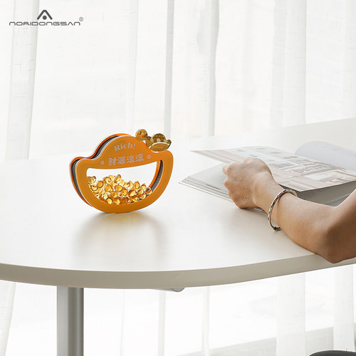 NORI财源滚滚创意摆件客厅电视柜玄关招财桌面装饰品乔迁开业礼物