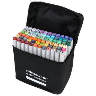 法卡勒马克笔一代二代三代四代五代软头美术专用法拉勒法克勒finecolour官方2代学生专用卡法勒3代手绘专卖店