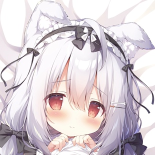 Loli女仆装 等身抱枕套 らいらちゃん桃豆こまもち