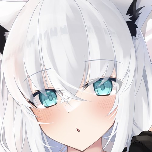 hololive 白上吹雪 VTuber 白上 フブキ 兽耳娘 二次元等身抱枕套