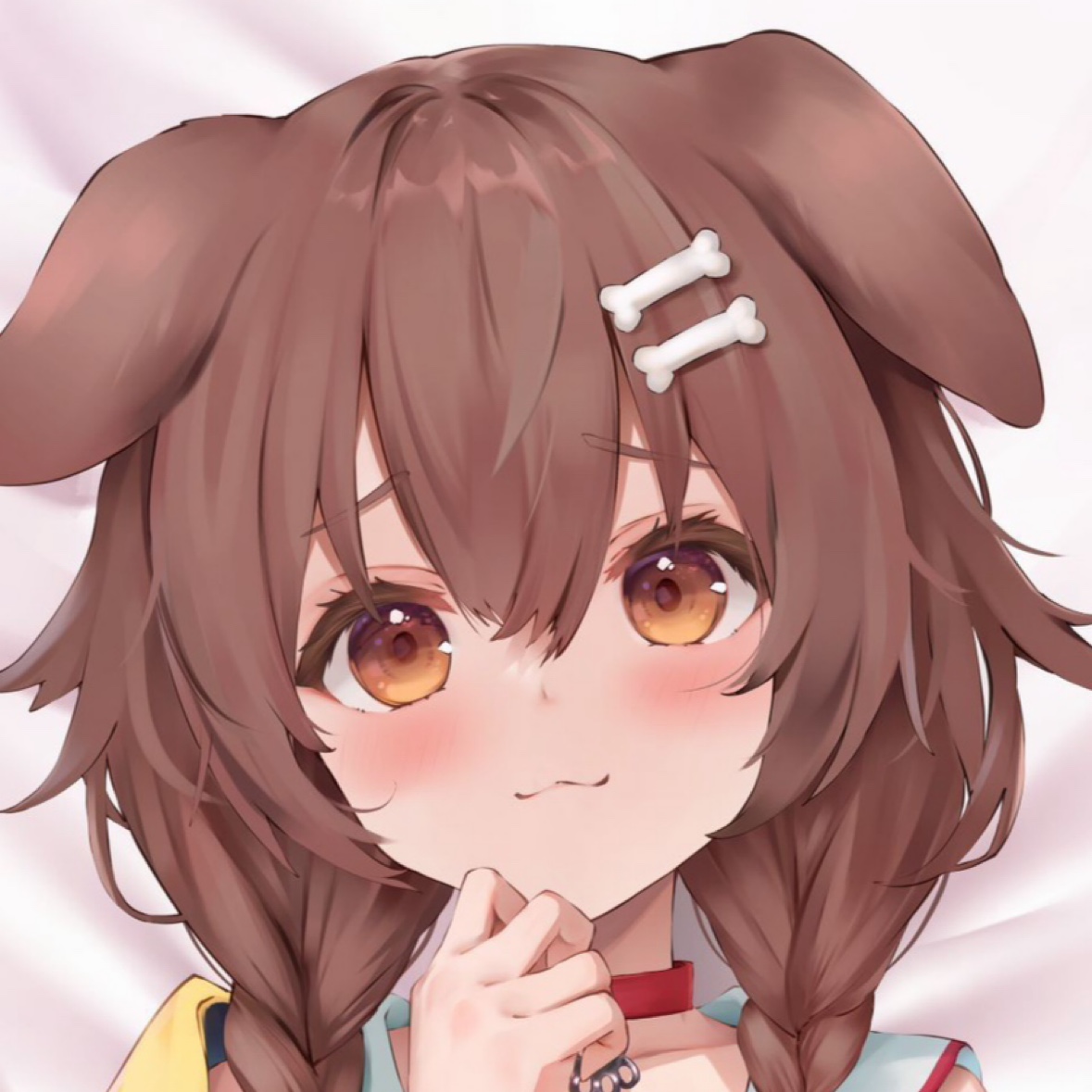 C104 HololiveVtuber 虚拟主播 戌神沁音 krさ二次元等身抱枕套