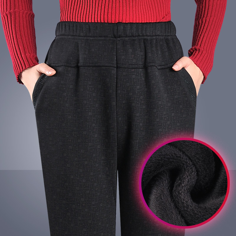 老奶奶裤子中老年女裤加绒裤加厚