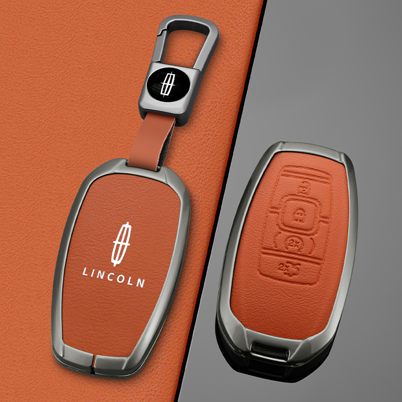 适用林肯大陆钥匙套17/18/19款MKC老款航海家MKZ领航员MKX包扣壳