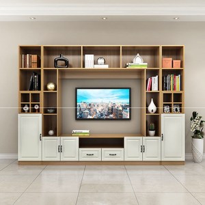 新款电视柜组合墙柜客厅现代简约家用高款高柜电视背景墙柜电视机