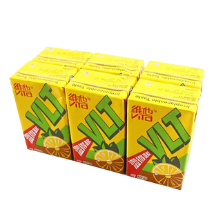 整箱24瓶香港版维他柠檬茶菊花茶锡兰红茶蜜桃茶竹蔗茅根芒果汁