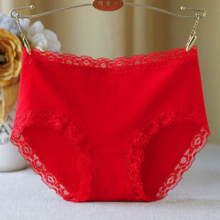 红色内裤女士本命年马年女生短裤纯棉全棉裆抗菌三角裤新疆长绒棉