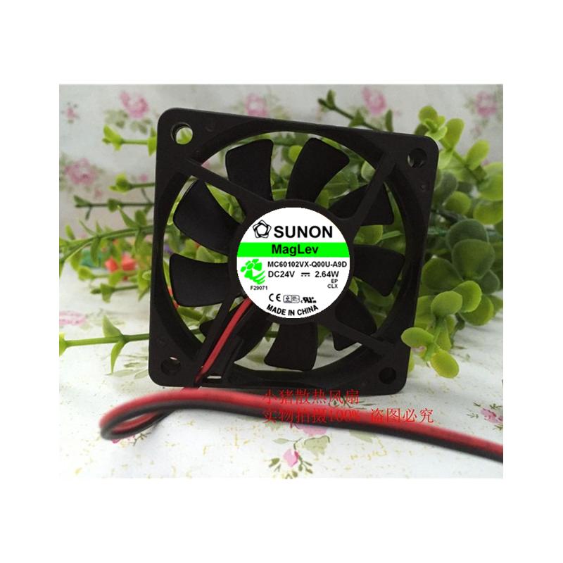 正品MC60102VX-Q00U-A9D SUNON建准6010 24V 2.64W 6CM变频器散热
