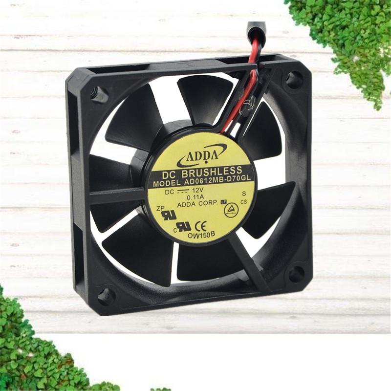 正品原装ADDA 6015 12V 含油超静音硬盘录像机风扇6CM/厘米
