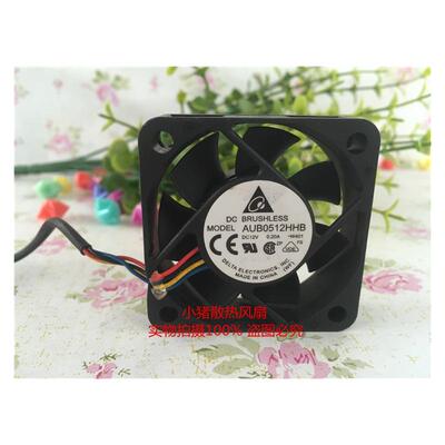 台达 5015 12V 5cm/厘米 四线PWM温控 静音 散热风扇 AFB0512HHB