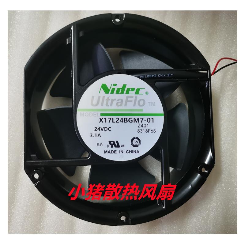 X17L24BGM7-01 J12 24VDC X17L24BGM5-03Z02 NIDEC大风量风扇1750