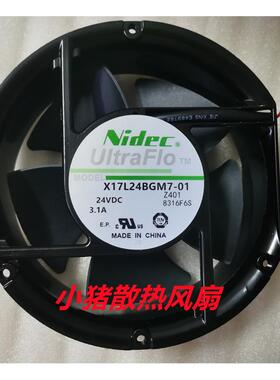 X17L24BGM7-01 J12 24VDC X17L24BGM5-03Z02 NIDEC大风量风扇1750
