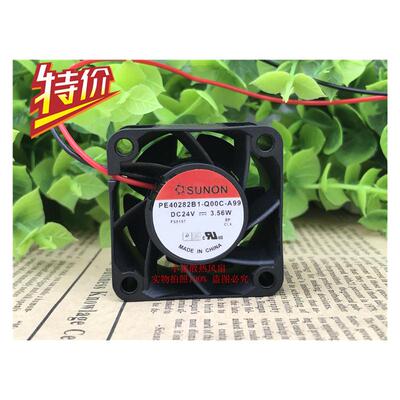 台湾建准SUNON PE40282B1-Q00C-A99 24V 3.56W 4028 4CM 散热风扇
