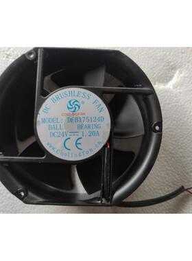 全新COOLINGFAN变频器DFB175124D 17251 24V 1.20A散热风扇