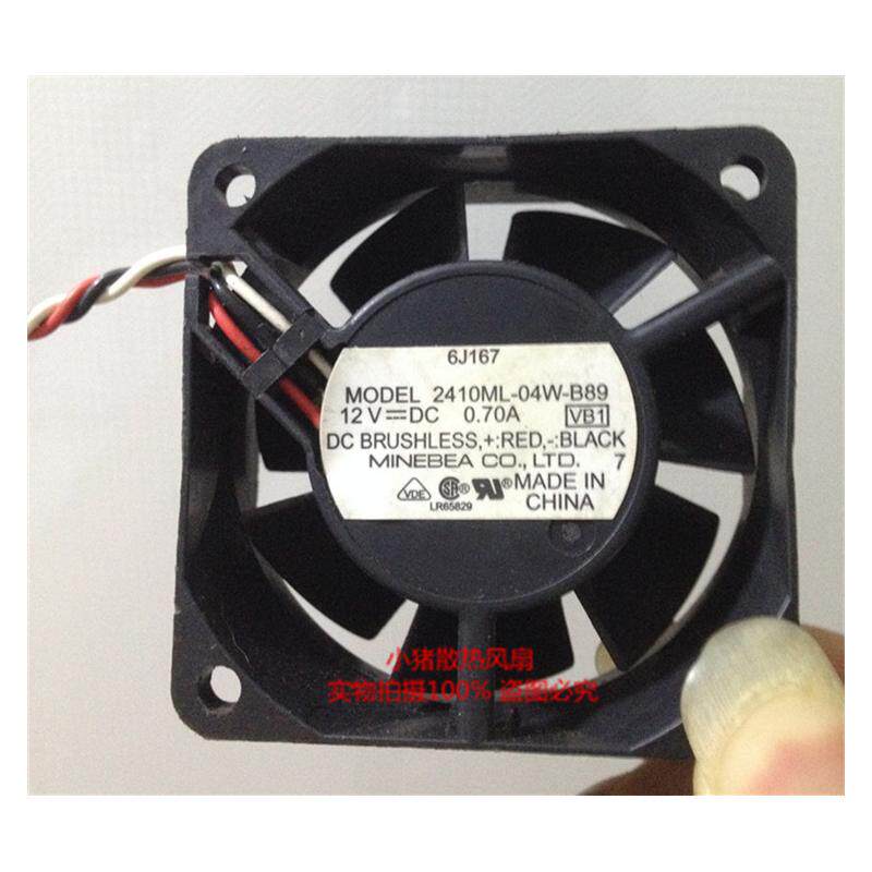 NMB 2410ML-04W-B89 6025 12V 6CM/厘米服务器高速暴力双滚珠风扇