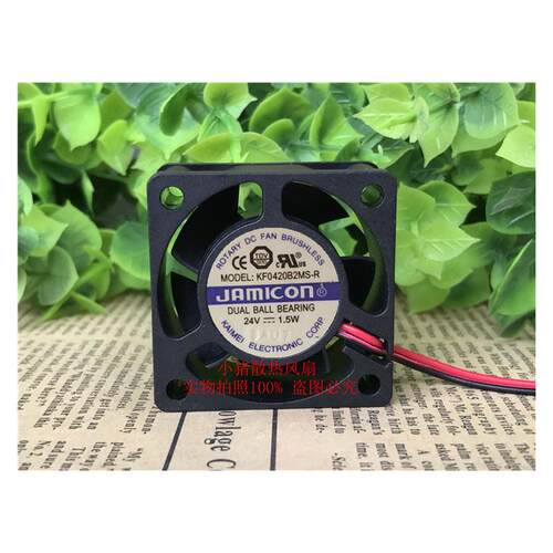 全新JAMICON 4020 4CM KF0420B2MS-R 24V 1.5W 散热风扇40*20MM