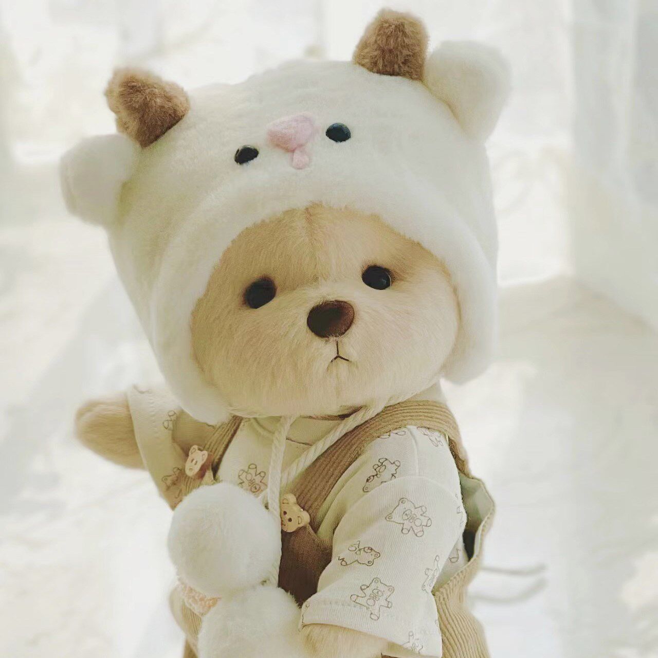 正品网红毛绒手工小熊玩偶正版致仕30cm娃娃衣服饰玩具可爱泰迪熊怎么样,好用不?