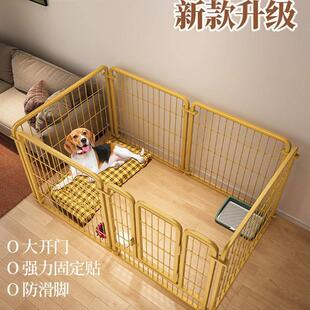 狗围栏家用室内中小型犬宠物狗笼狗窝大空间一室一厅拦狗栅栏门栏