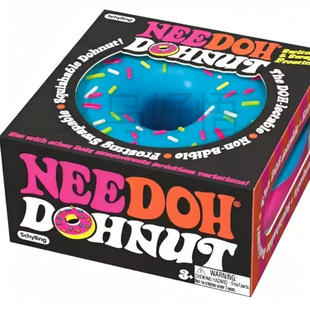 新品 Schylling NeeDoh Jelly Donut果冻甜甜圈挤压玩具