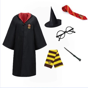 哈利波特同款cos服学生表演服霍格沃兹学院巫师袍套装万圣节cos服