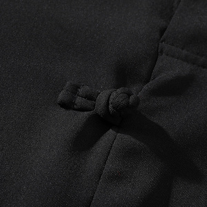 新中式风夏款拼接盘扣宽松汉服唐装短袖T恤A087-1-YM951-P55图片