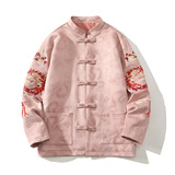 2025新中式风夹克刺绣外套复古中式唐装男A087-1-JK766P125，男装夹克，电商A087-1