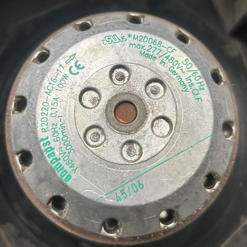 R2D220-AC16-17 450V 225M M2D068-CF德国离心风机