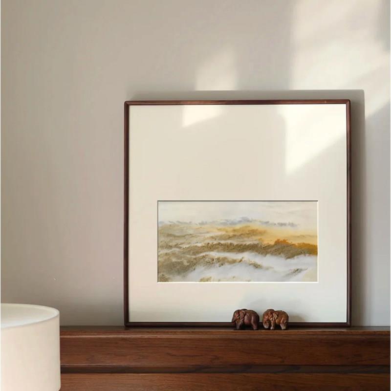 石雅何须大天然山水石装饰画小众室内软装挂画客厅玄关艺术墙壁画