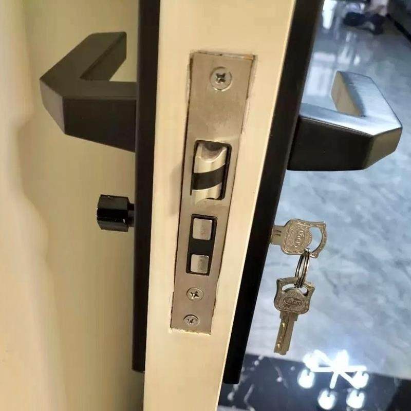 大小50静音不锈钢锁体室内门卧室门锁舌通用型家用房间门锁芯