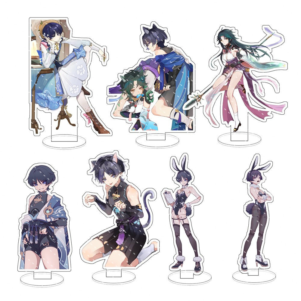 现货散兵流浪者同人立绘大立牌亚克力摆件魈摆件游戏周边二次元