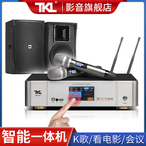 tklse500三合一带k歌话筒功放机