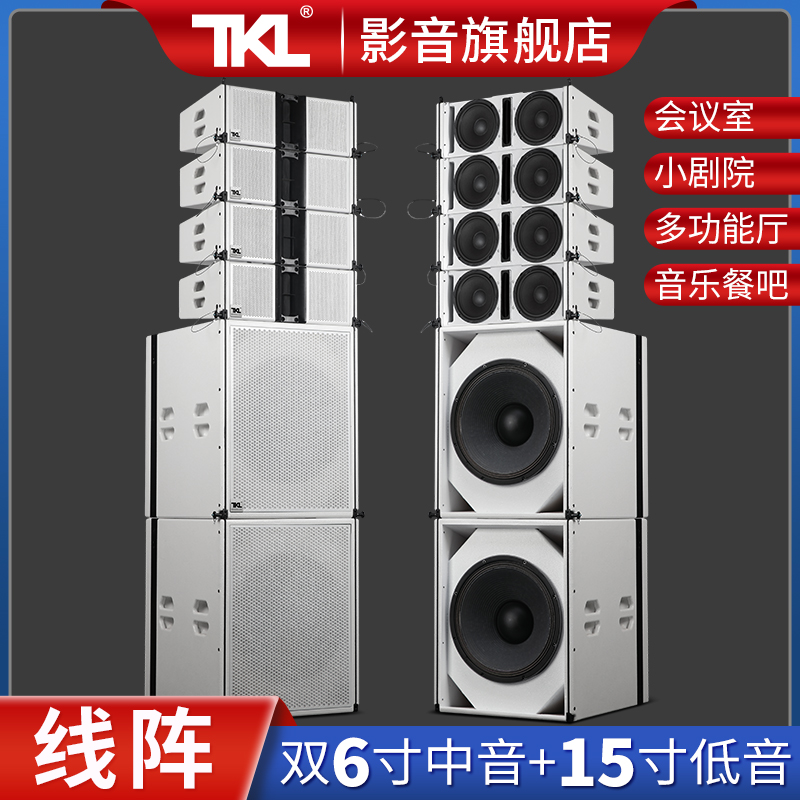 TKL LY206 双6寸线阵音箱专业多功能厅多媒体会议室工程音乐餐吧
