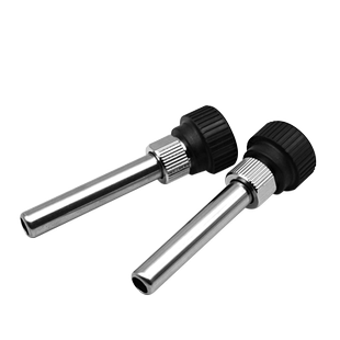 936焊台手柄配件恒温烙铁907手柄三件套高温不锈钢套管通用套头