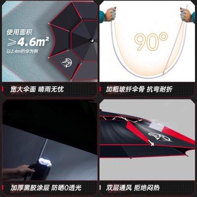 钓鱼伞大钓伞户外遮阳专用雨伞2024新款加厚防晒雨新型拐杖伞