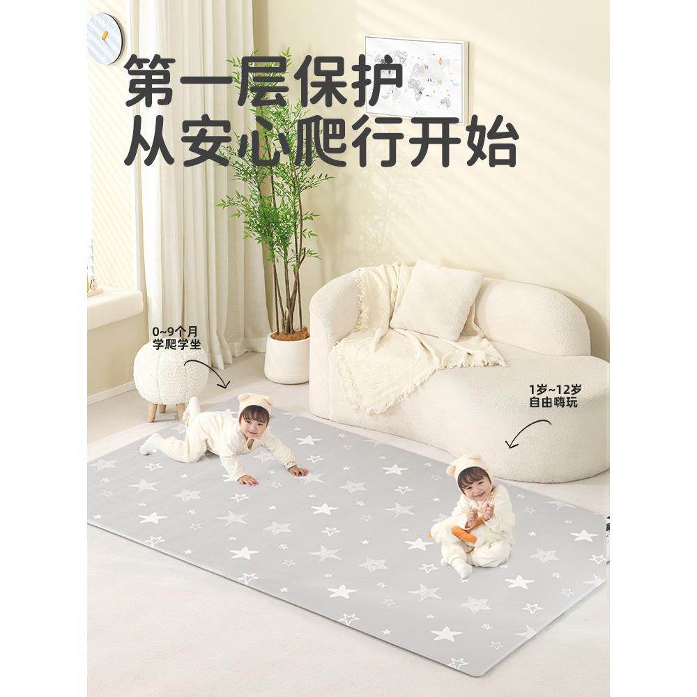 pvc树脂婴儿宝宝薄款防滑防摔整张防水环保宠物爬爬垫