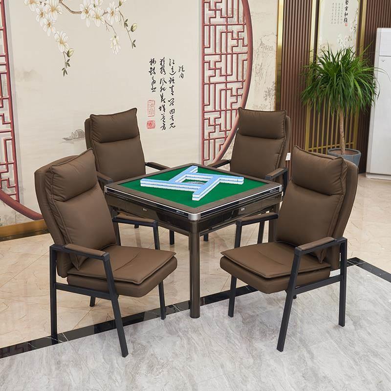 麻将椅子棋牌室专用椅麻雀四脚家用凳子靠背麻将桌机高端办公座椅