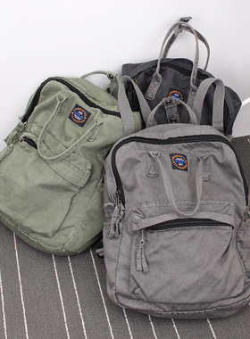 2020 Street Art Literary Canvas Backpack Minimalist Retro