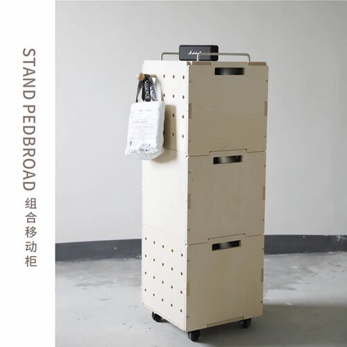 小木良品可叠加组合收纳柜
