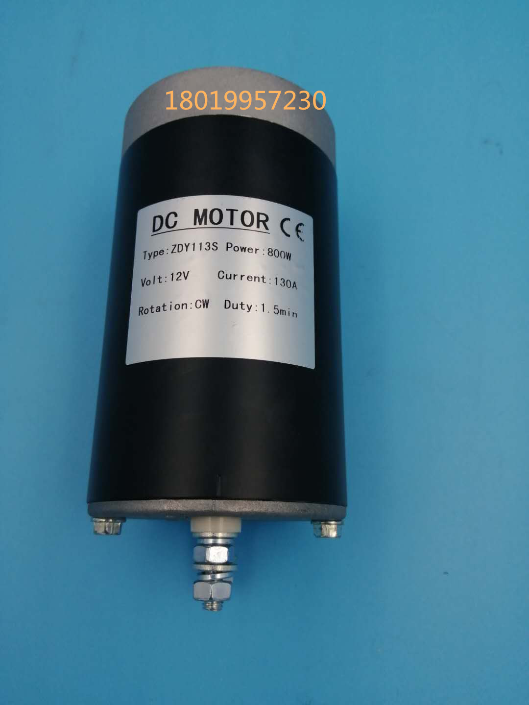 ZDY113S液压油泵电机12V800W诺力中力力达半电动堆高车升降电动机