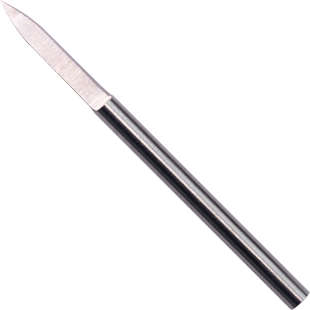 2.35/3mm宝剑型两刃尖核雕木雕木工电动雕刻工具牙机电磨刀头刻字