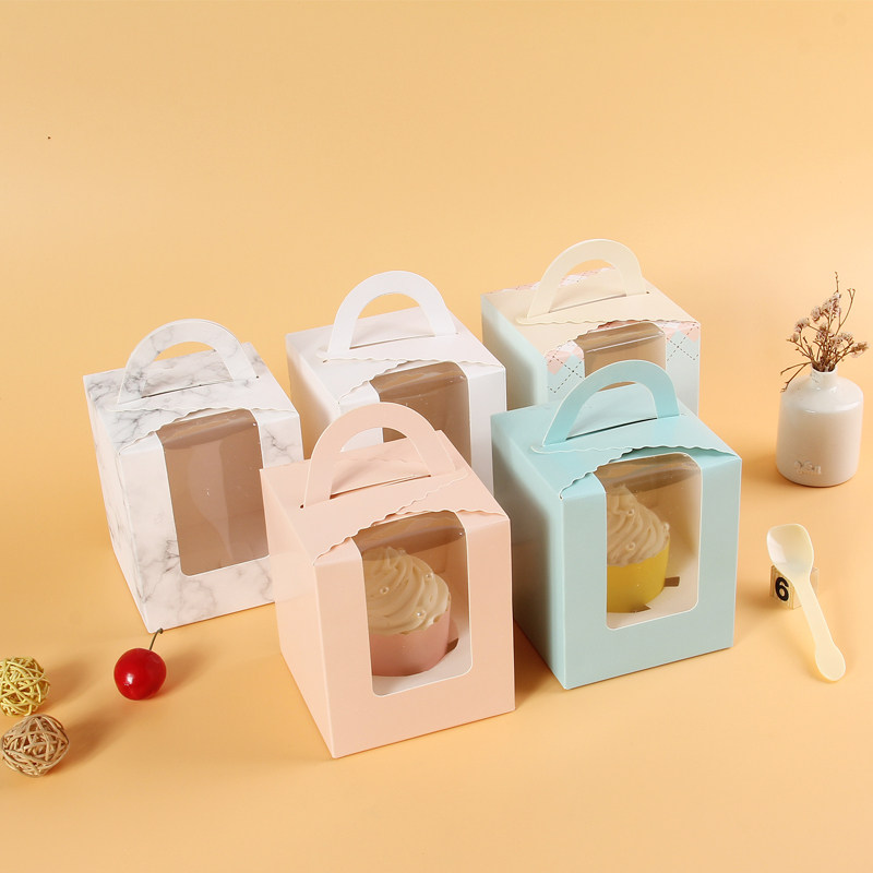 纸杯蛋糕盒加厚款马芬杯木粮杯单粒装透明开窗手提纸杯蛋糕包装盒,厨房/烹饪用具,点心包装盒/包装袋,淘宝优惠券,粉丝福利购,淘宝优惠卷