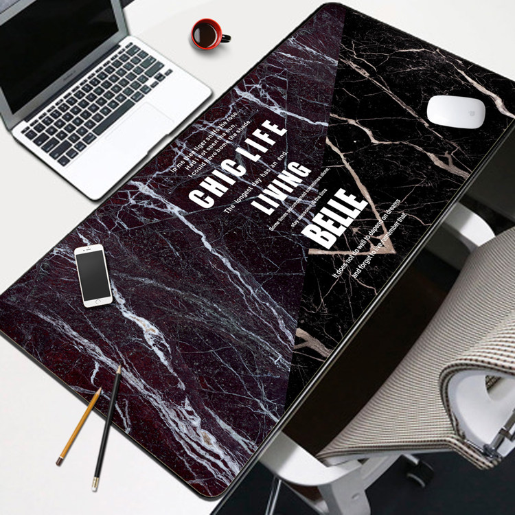 加厚笔记本电脑键盘垫 北欧ins 大理石纹办公桌垫鼠标垫超大号护在类目 电脑硬件/显示器/电脑周边, 电脑周边, 鼠标垫/贴/腕垫中 - 来自Buy2taobao.com提供专业的淘宝代购服务