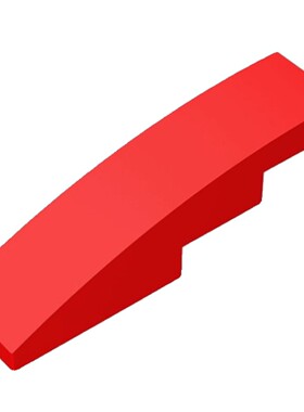 国产中国积木配件MOC 11153 小颗粒益智拼插积木 61678 1x4弧形砖