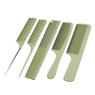 剪发梳子发型师专用美发刻度尖尾梳女理发店平头两用梳男超薄专业