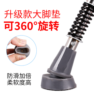 万向加厚加大腋下双拐残疾人拐杖防滑橡胶头脚垫胶垫胶头牛筋配件