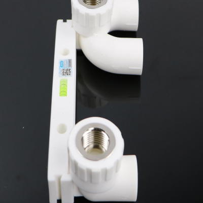 ppr双联带回水弯u型连体冷热接头管件配件双联内丝弯头u型弯热熔