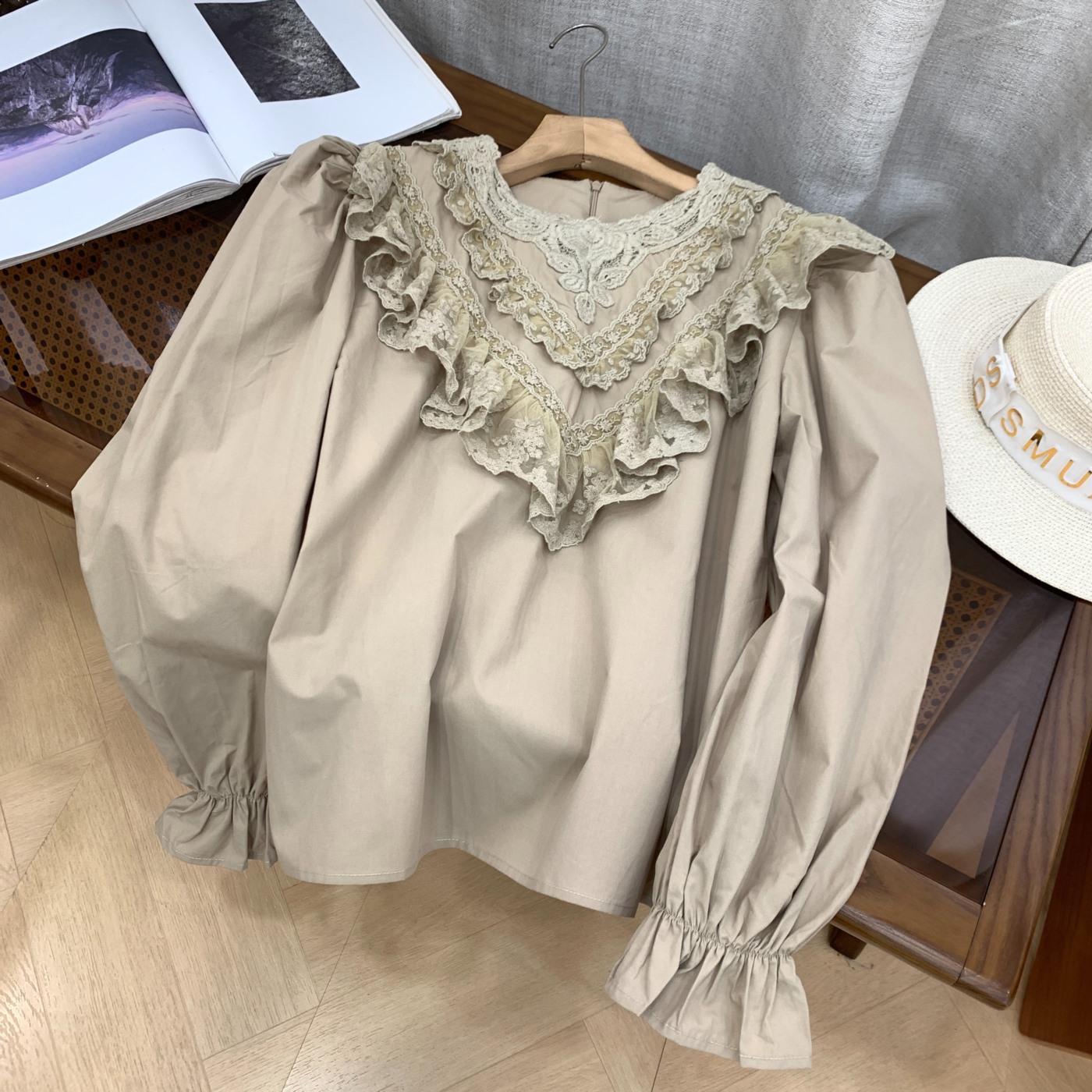 衬衫秋季长袖设计感小众百搭时尚新款ins复古上衣女 I#30