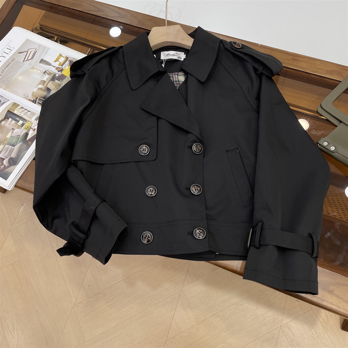 女士外套2025新款秋冬工装外套高级感通勤风外套L#2