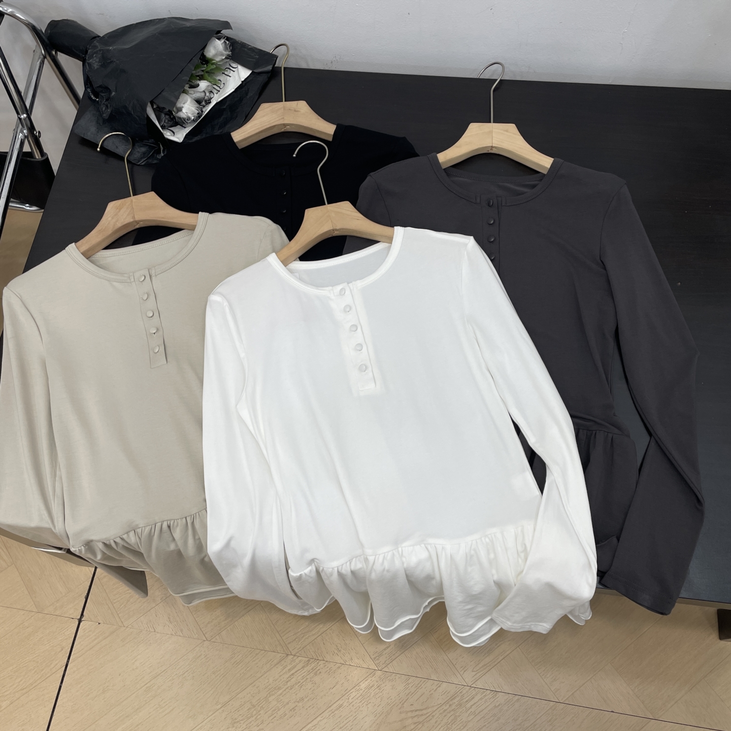 【霞】法式气质收腰显瘦针织衫2025秋冬新款圆领洋气长袖上衣L#7