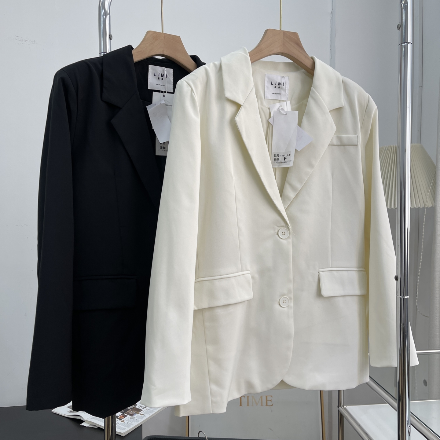 西装外套纯色秋季时尚新款通勤上午风宽松长袖上衣女K#16